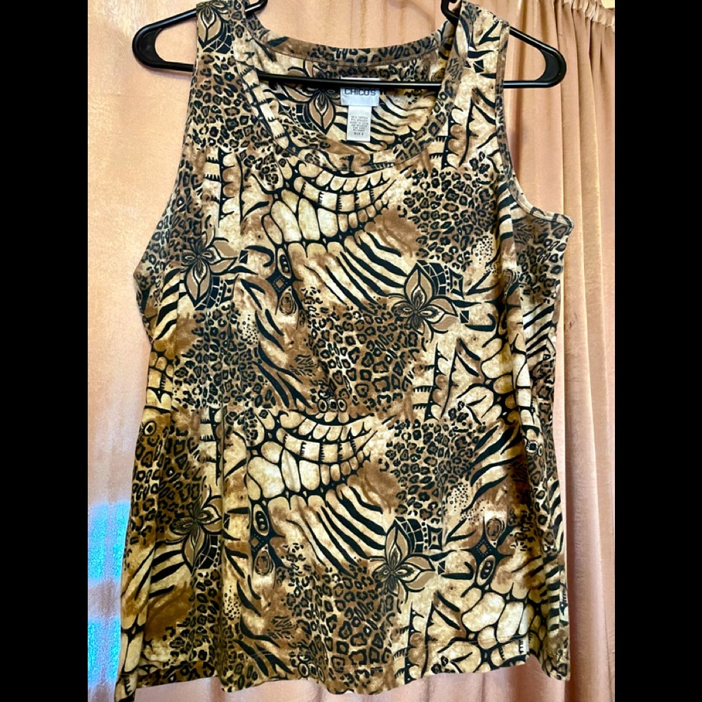 - Chico’s Printed Tank Size 2